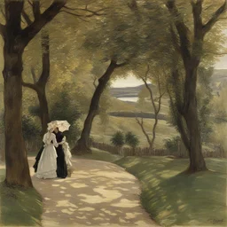 a landscape by James Tissot