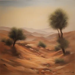 a landscape by Jamil Molaeb