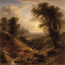 a landscape by Jan Matejko