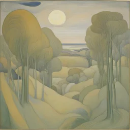 a landscape by Jan Toorop