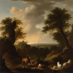 a landscape by Jan Weenix