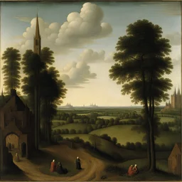 a landscape by Jan van Eyck
