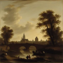 a landscape by Jan van Goyen