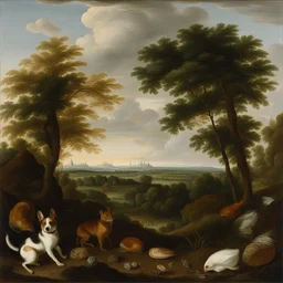 a landscape by Jan van Kessel the Elder