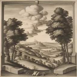a landscape by Jan van Scorel