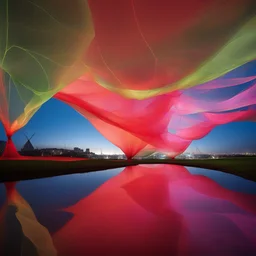 a landscape by Janet Echelman