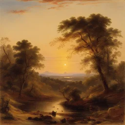 a landscape by Jasper Francis Cropsey