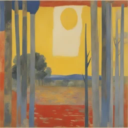 a landscape by Jasper Johns