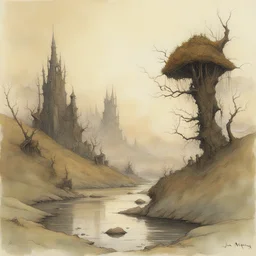 a landscape by Jean-Baptiste Monge