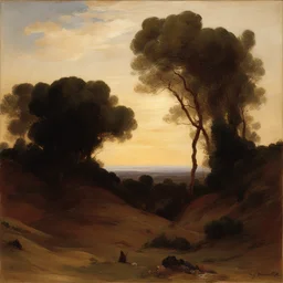 a landscape by Jean-Joseph Benjamin-Constant
