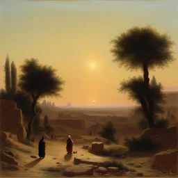 a landscape by Jean-Léon Gérôme
