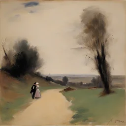 a landscape by Jean-Louis Forain