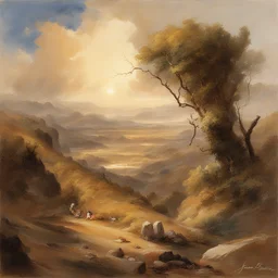 a landscape by Jean-Sebastien Rossbach