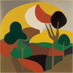 a landscape by Jean Arp