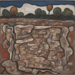 a landscape by Jean Dubuffet