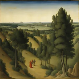 a landscape by Jean Fouquet