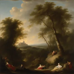 a landscape by Jean Marc Nattier