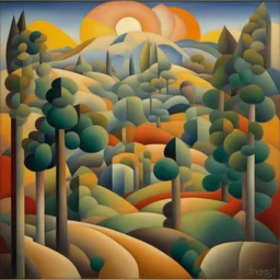 a landscape by Jean Metzinger