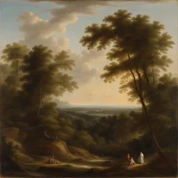 a landscape by Jean Restout the Younger
