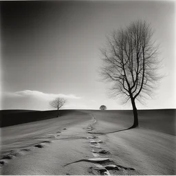 a landscape by Jeanloup Sieff
