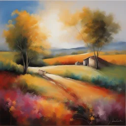 a landscape by Jeannette Guichard-Bunel