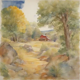 a landscape by Jerry Pinkney