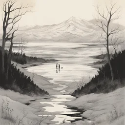 a landscape by Jillian Tamaki