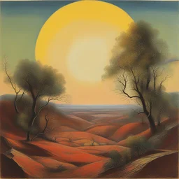 a landscape by Jimmy Ernst