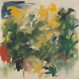 a landscape by Joan Mitchell