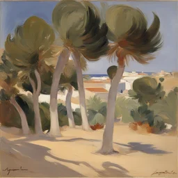 a landscape by Joaquín Sorolla