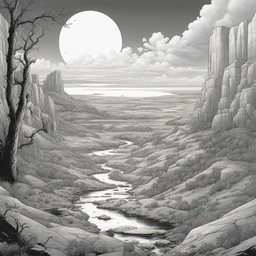 a landscape by Joe Quesada