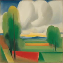 a landscape by Johannes Itten