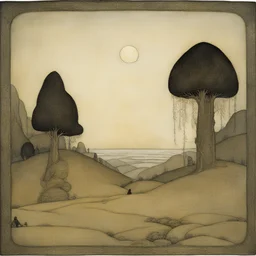a landscape by John Bauer