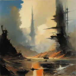a landscape by John Berkey