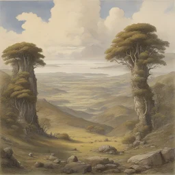 a landscape by John Blanche