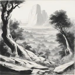 a landscape by John Buscema