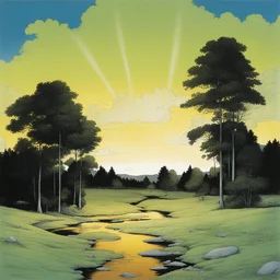 a landscape by John Cassaday