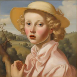 a landscape by John Currin