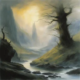 a landscape by John Howe