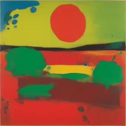 a landscape by John Hoyland