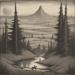 a landscape by John Kenn Mortensen