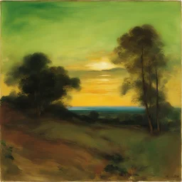 a landscape by John La Farge