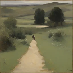 a landscape by John Lavery