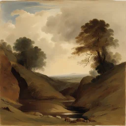 a landscape by John Sell Cotman