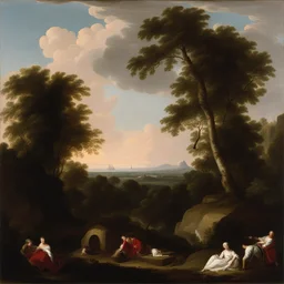 a landscape by John Singleton Copley