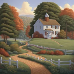 a landscape by John Sloane