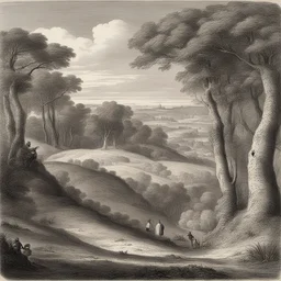 a landscape by John Tenniel