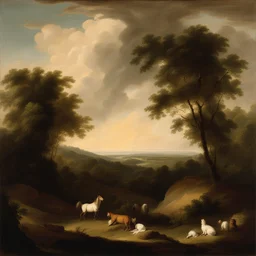 a landscape by John Trumbull