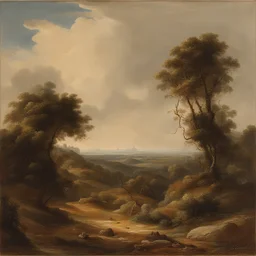 a landscape by José Garnelo