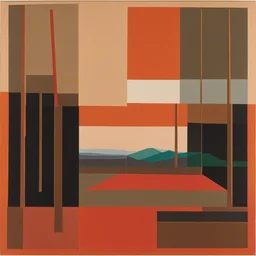 a landscape by Josef Albers